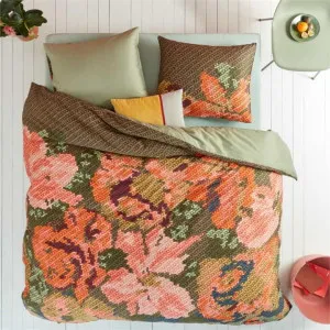 Oilily Embroidered Flower Cotton Sateen Multi Quilt Cover Set by null, a Quilt Covers for sale on Style Sourcebook