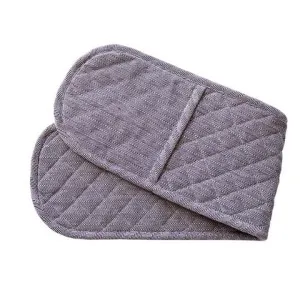 RANS Herringbone Black Double Mitt by null, a Oven Mitts & Potholders for sale on Style Sourcebook