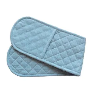 RANS Herringbone Blue Double Mitt by null, a Oven Mitts & Potholders for sale on Style Sourcebook