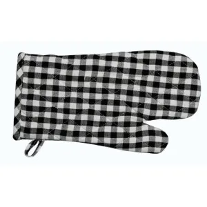 RANS Gingham Black Oven Glove by null, a Oven Mitts & Potholders for sale on Style Sourcebook
