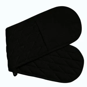 RANS Manhattan Black Double Mitt by null, a Oven Mitts & Potholders for sale on Style Sourcebook
