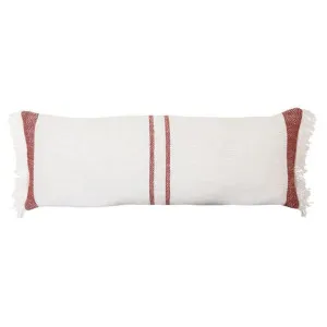 J.Elliot Cassidy Ivory and Brick 35x90cm Cushion by null, a Cushions, Decorative Pillows for sale on Style Sourcebook