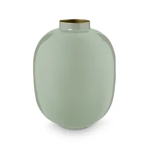 PIP Studio Green 32cm Metal Vase by null, a Vases & Jars for sale on Style Sourcebook