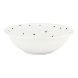 VTWonen White Golden Hearts 12.5cm Bowl by null, a Salad Bowls & Servers for sale on Style Sourcebook