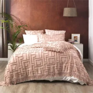 Renee Taylor Riley Blush Vintage Washed Coverlet Set by null, a Quilt Covers for sale on Style Sourcebook