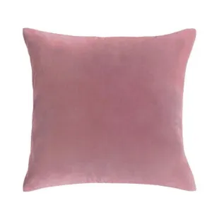 Vintage Design Cotton Velvet Smokey Rose European Pillowcase by null, a Cushions, Decorative Pillows for sale on Style Sourcebook