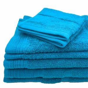 Jenny Mclean De La Maison 7 Piece Aqua Towel Pack by null, a Towels & Washcloths for sale on Style Sourcebook