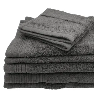 Jenny Mclean De La Maison 7 Piece Charcoal Towel Pack by null, a Towels & Washcloths for sale on Style Sourcebook