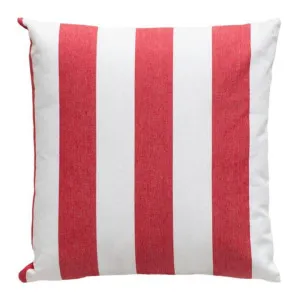 J.Elliot Outdoor Stripe Red 50x50cm Cushion by null, a Cushions, Decorative Pillows for sale on Style Sourcebook