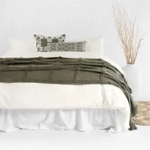 Bambury Temple Organic Cotton Ivory Quilt Cover Set by null, a Quilt Covers for sale on Style Sourcebook