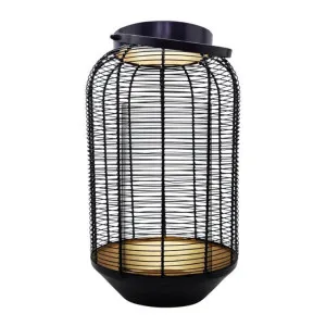 J.Elliot Verona Black and Gold Lantern by null, a Lanterns for sale on Style Sourcebook