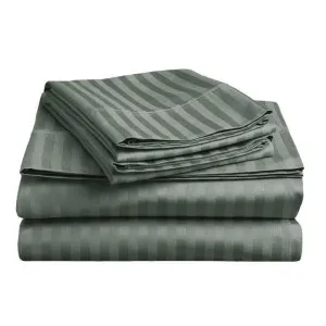 Belisma Super Soft Stripe Microfibre Sheet Set by null, a Sheets for sale on Style Sourcebook