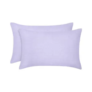 Vintage Design French Linen Lilac Standard Pillowcases Set of 2 by null, a Pillow Cases for sale on Style Sourcebook