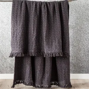 Renee Taylor Alysian Washed Cotton Textured Magnet Throw by null, a Throws for sale on Style Sourcebook