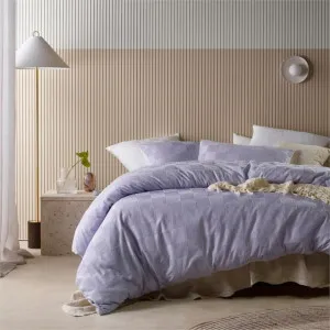 Accessorize Tipo Lilac Quilt Cover Set by null, a Quilt Covers for sale on Style Sourcebook