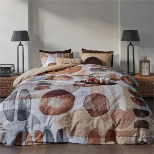 Bedding House Rivièra Maison Broc Cotton Natural Quilt Cover Set by null, a Quilt Covers for sale on Style Sourcebook