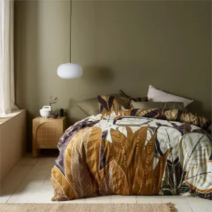 Accessorize Bronte Washed Cotton Printed Quilt Cover Set by null, a Quilt Covers for sale on Style Sourcebook