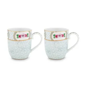 PIP Studio Blushing Birds Porcelain White Small 145ml Mugs Set of 2 by null, a Cups & Mugs for sale on Style Sourcebook