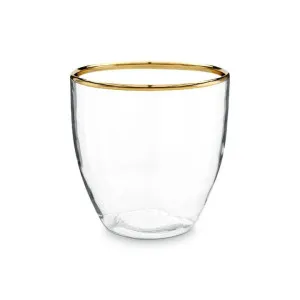 VTWonen Decorative Glass Gold 11.5cm Vase by null, a Vases & Jars for sale on Style Sourcebook