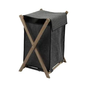 Aquanova Dali Dark Grey Laundry Basket by null, a Baskets & Boxes for sale on Style Sourcebook