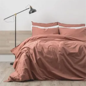 Renee Taylor Helena Vintage Stonewashed Redwood Quilt Cover Set by null, a Quilt Covers for sale on Style Sourcebook