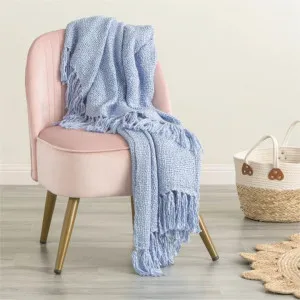 Renee Taylor Crystal Blue Throw by null, a Throws for sale on Style Sourcebook