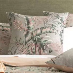Renee Taylor 300 Thread Count Cotton Reversible Palm Cove Forest European Pillowcase by null, a Cushions, Decorative Pillows for sale on Style Sourcebook
