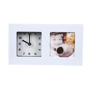 Accessorize White Photo Frame Clock by null, a Clocks for sale on Style Sourcebook