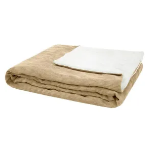 Bambury Flynn Cappuccino Throw by null, a Throws for sale on Style Sourcebook