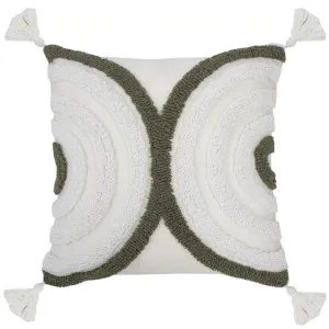 Bambury Cirque Olive 45x45cm Cushion by null, a Cushions, Decorative Pillows for sale on Style Sourcebook