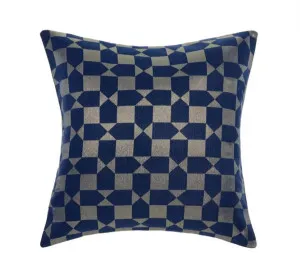 Linen House Fabiano Navy European Pillowcase by null, a Cushions, Decorative Pillows for sale on Style Sourcebook