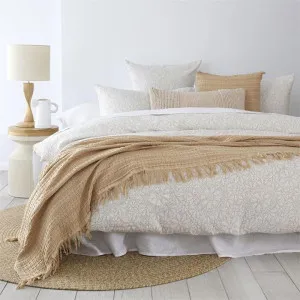 Bambury Nora Stone Quilt Cover Set by null, a Quilt Covers for sale on Style Sourcebook