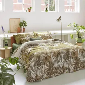 Bedding House Caribe Cotton Ochre Quilt Cover Set by null, a Quilt Covers for sale on Style Sourcebook
