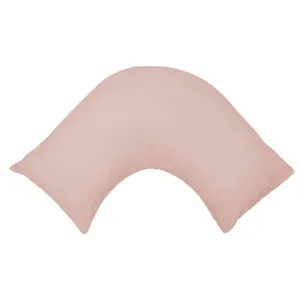 Algodon 300 Thread Count Cotton Blush V Shape Pillowcase by null, a Pillow Cases for sale on Style Sourcebook