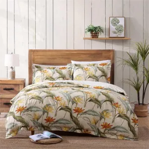 Tommy Bahama Birds of Paradise Ivory Quilt Cover Set by null, a Quilt Covers for sale on Style Sourcebook