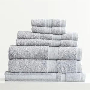Renee Taylor Stella 7 Piece Silver Towel Pack by null, a Towels & Washcloths for sale on Style Sourcebook
