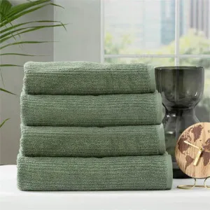 Renee Taylor Cobblestone 4 Piece Sage Bath Towels by null, a Towels & Washcloths for sale on Style Sourcebook