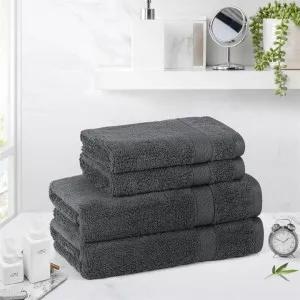 Linenova Cotton Hand Towels and Face Washers 4 Pack by null, a Towels & Washcloths for sale on Style Sourcebook