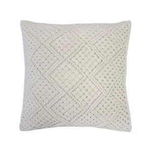 Bambury Anka Ivory 45x45cm Cushion by null, a Cushions, Decorative Pillows for sale on Style Sourcebook