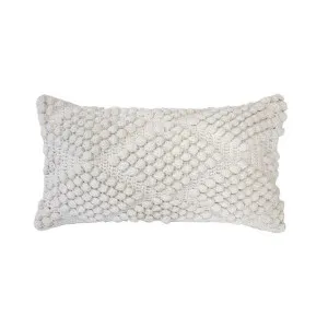 Bambury Bridget Ivory 30x60cm Cushion by null, a Cushions, Decorative Pillows for sale on Style Sourcebook