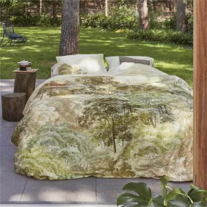 Bedding House Arcadia Cotton Sateen Green Quilt Cover Set by null, a Quilt Covers for sale on Style Sourcebook