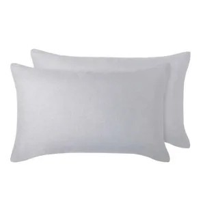 Vintage Design French Linen Dove Grey Standard Pillowcase Pair by null, a Pillow Cases for sale on Style Sourcebook