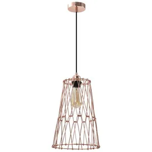 Plier Metal Adjustable Shape Pendant Light, Small, Copper by CLA Ligthing, a Pendant Lighting for sale on Style Sourcebook