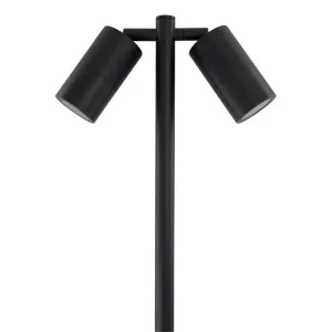 Roslin IP65 Exterior Double Adjustable Spike Garden Light, MR16, 100cm, Black by CLA Ligthing, a Outdoor Lighting for sale on Style Sourcebook