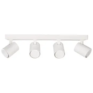 Speed Metal Bar Spotlight, 4 Light, GU10, White by CLA Ligthing, a Spotlights for sale on Style Sourcebook