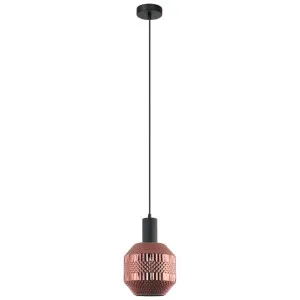 Maraca Glass Pendant Light, Black / Copper by CLA Ligthing, a Pendant Lighting for sale on Style Sourcebook