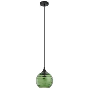 Marbre Wavy Glass Pendant Light, Green by CLA Ligthing, a Pendant Lighting for sale on Style Sourcebook