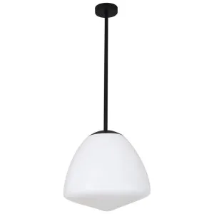 Ciotola Glass & Iron Pendant Light, Large, Black by CLA Ligthing, a Pendant Lighting for sale on Style Sourcebook