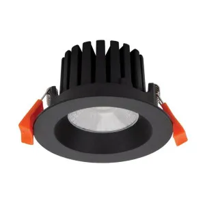 Aqua IP65 Indoor / Outdoor LED DALI Dimmable Downlight, 10W, CCT, Black by Domus Lighting, a Spotlights for sale on Style Sourcebook