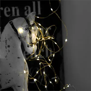 Dew Drop LED Fairy Light, 400cm, 2000K, Brass by Eglo, a Christmas for sale on Style Sourcebook